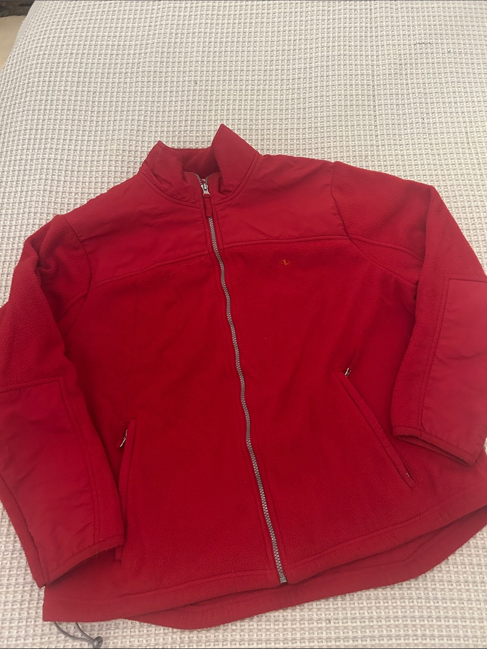 Athletic Works Woman’s Red Full-Zip Performance Jacket